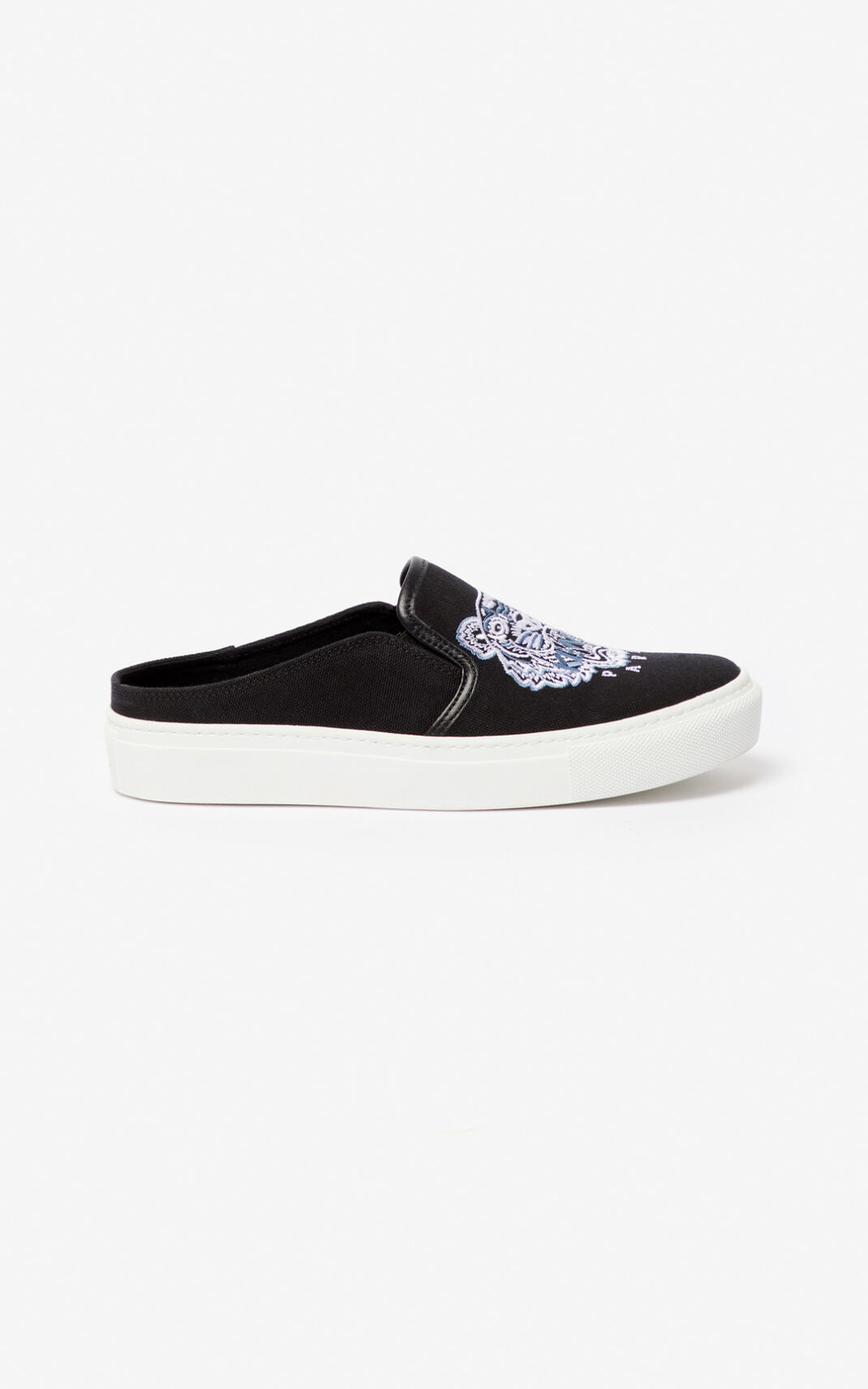 Kenzo K Skate Tiger slip on Papuče Ženske - Crne - Hrvatska TJBFLN512